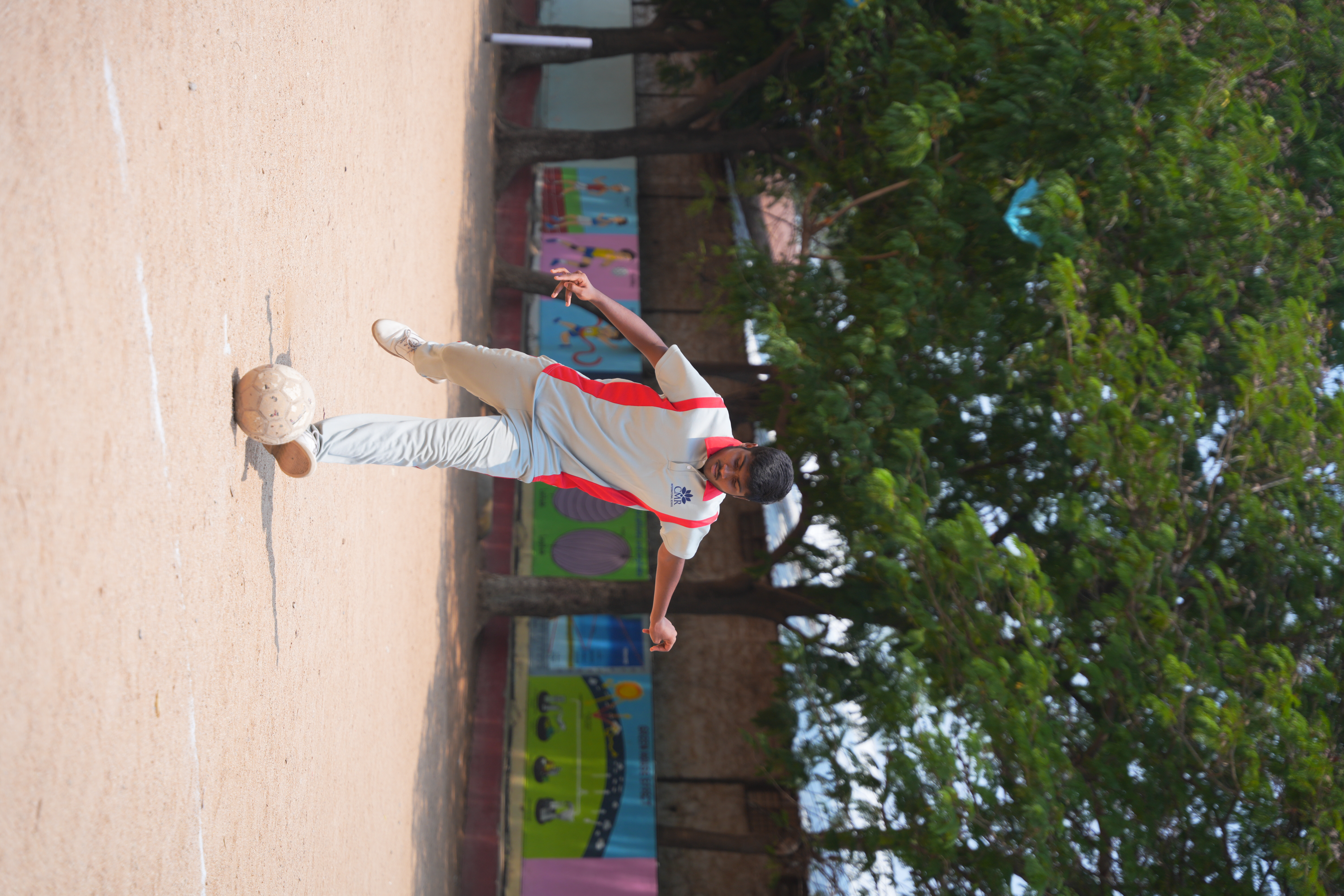 Students at Sports Ground